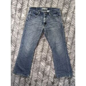 Vtg Y2K Levis 527 Slim Fit Low Rise Boot Cut Jeans Denim Western Men 34 x 30 EUC